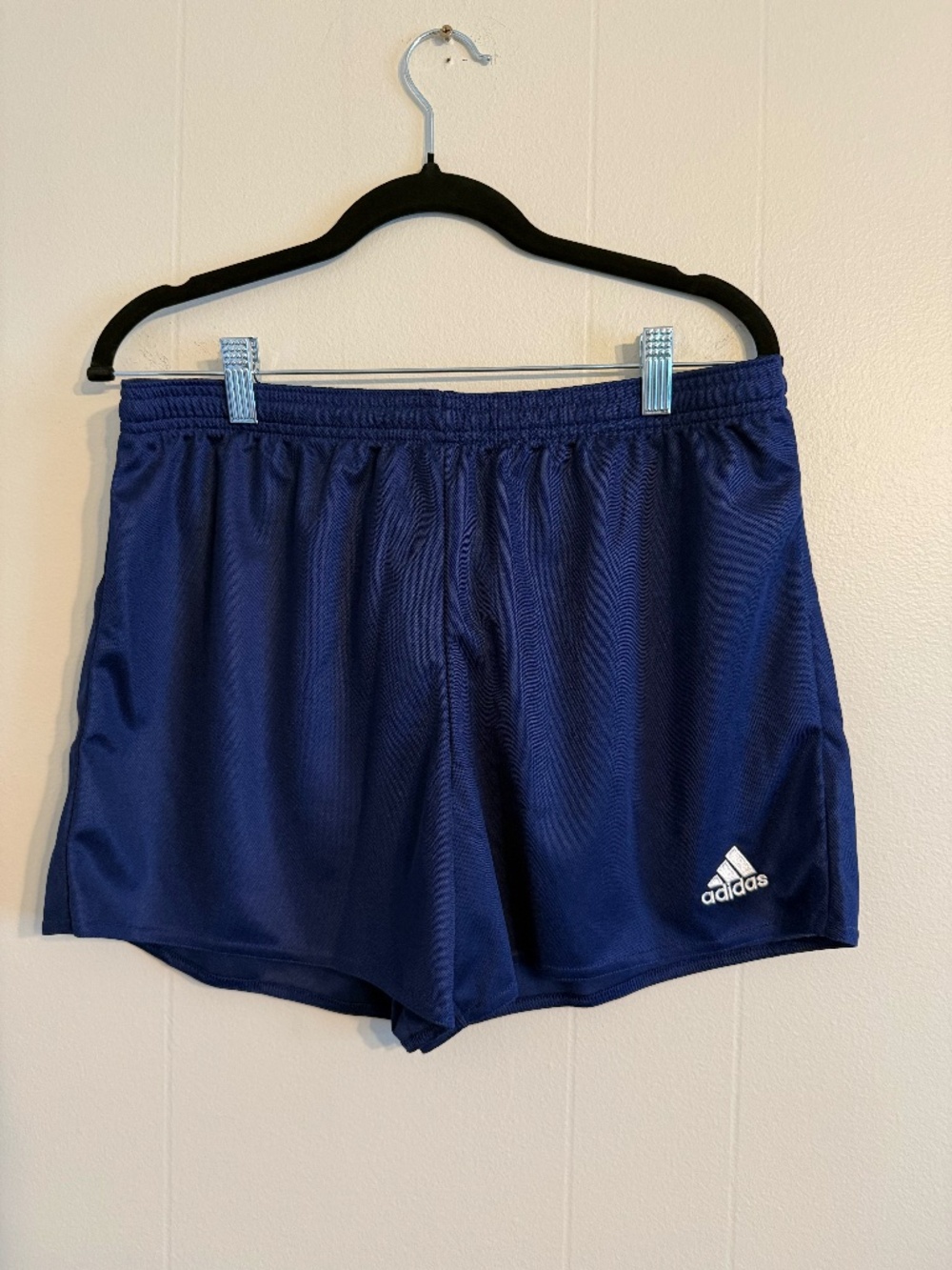 NWT, Womens Adidas Aeroready "Parma" Navy Football/Soccer Shorts, Size L